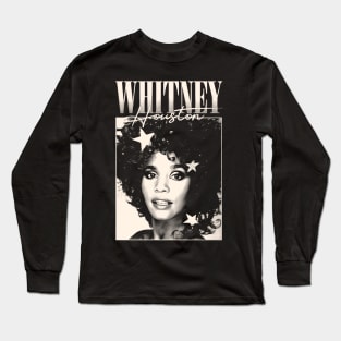 Whitney Houston Vintage Long Sleeve T-Shirt